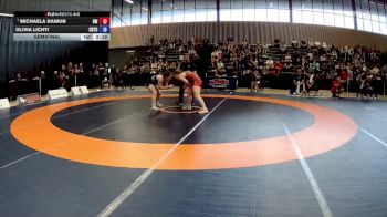 59kg Semifinal - Michaela Rankin, Brock WC vs Olivia Lichti, Hamilton Wrestling Club