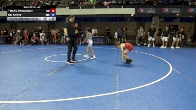 67 lbs Cons. Sub-quarters - Dake Zwanziger, Immortal Athletics WC vs Cai Sontz, Ruthless Wrestling Club