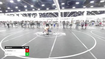 66 lbs Consi Of 4 - Sawyer Shelton, Evanston Elite Wrestling vs Googoo E, Pounders WC