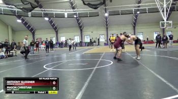 197 lbs 1st Place Match - Mason Christian, West Liberty vs Anthony Glessner, Gannon University