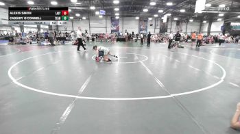 100 lbs Rr Rnd 2 - Alexis Smith, Lady Bandits vs Cassidy O`Connell, Team RJN Green