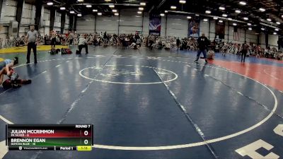 88 lbs Rd# 10- 4:00pm Saturday Final Pool - Julian McCrimmon, PA Silver vs Brennon Egan, Gotcha Blue