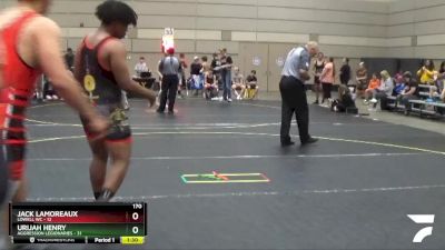 170 lbs Finals (8 Team) - Jack Lamoreaux, Lowell WC vs Urijah Henry, Aggression Legionaries