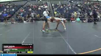 125 lbs 5th Place Match - Garrett Totten, New Jersey vs Mark Samuel, North Carolina