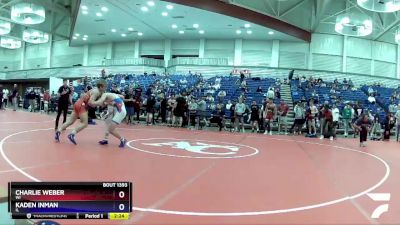 145 lbs Cons. Round 4 - Charlie Weber, WI vs Kaden Inman, IL