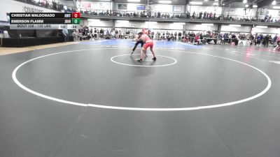 132 lbs Consi Of 32 #2 - Christian Maldonado, Amityville vs Emerson Flamm, John Jay-cr