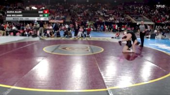 125 lbs Cons. Round 1 - Alexa Allen, Rocky Mountain vs Ava Williams, Bishop Kelly