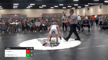 100 lbs Prelims - Cody Ford, Buxton Intense (NJ) vs David Marcum, Center Grove WC (IN)