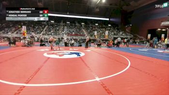 4A-138 lbs Cons. Round 1 - Kendal Porter, Green River vs Jonathen Serrano, Cheyenne South