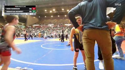 55 lbs Quarterfinal - Sebastian Mowrey, Spartan Wrestling Academy vs Heidi Robinson, Panther Youth Wrestling-CPR