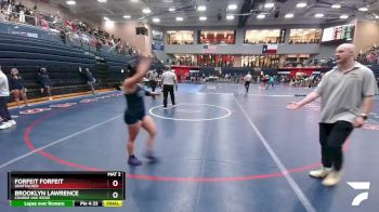 152 lbs Champ. Round 1 - Forfeit Forfeit, Unattached vs Brooklyn Lawrence, Conroe Oak Ridge