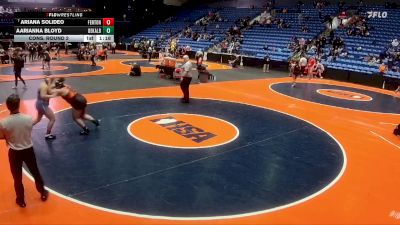 235 lbs Cons. Round 2 - Ariana Solideo, Bensenville (Fenton) vs Aarianna Bloyd, DeKalb