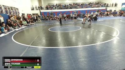 126 lbs Semifinal - Keira Zimmerman, Moscow vs Emma Younger, Post Falls