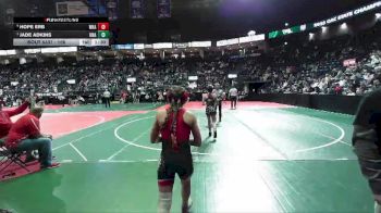 108 lbs Semifinal - Jade Adkins, Unattached vs Hope Erb, WKA2