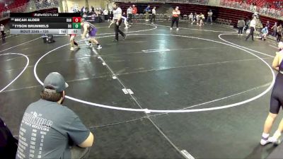 120 lbs 5th Place Match - Tyson Brummels, Battle Creek vs Micah Alder, Randolph