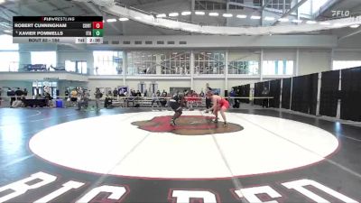 184 lbs Champ. Round 2 - Xavier Pommells, Ithaca vs Robert Cunningham, Cortland State