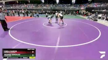 6A 235 lbs 5th Place Match - Carla Campos, Haltom City Haltom vs Deonne Gonzalez, Austin Akins