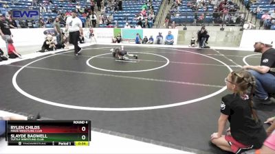 52 lbs Round 4 - Rylen Childs, Maize Wrestling Club vs Slayde Bagwell, Tuttle Wrestling Club