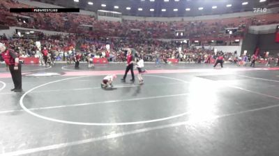 50 lbs Champ. Round 1 - Jayla Webster, Prescott vs Louell Fuglsang, De Soto Wrestling