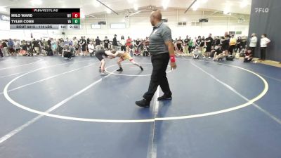 114 lbs Round Of 32 - Milo Ward, WV vs Tyler Cobb, VA