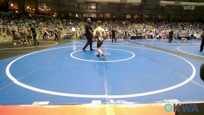 100 lbs Round Of 32 - Jt Vaughn, Skiatook Youth Wrestling 2022-23 vs Channing Dunn, Kingfisher