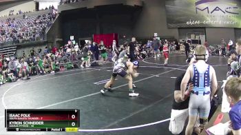 95 lbs Round 2 (4 Team) - Kyron Schneider, Kansas Python vs Isaac Folk, South Dakota Thunder