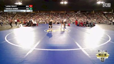G5A-120 lbs 1st Place Match - Launa Troutt, MCLOUD (Girls) vs Angelia Waren, PERRY (Girls)
