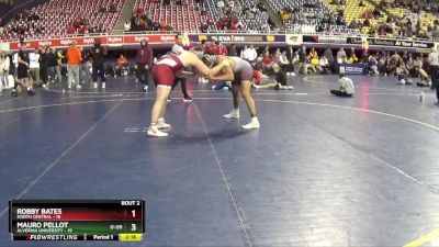 285 lbs Round 1 (16 Team) - Mauro Pellot, Alvernia University vs Robby Bates, North Central