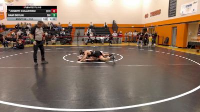 144 lbs Quarterfinal - Sam Devlin, Canisius vs Joseph Colantino, St. Francis
