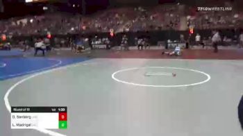 182 lbs Round Of 16 - Devon Sanberg, Lindbergh vs Lewis Madrigal, Cali Select Wc