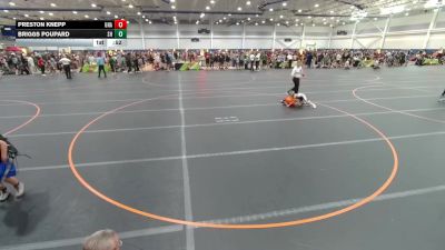 56 lbs Champ. Round 1 - Preston Knepp, Unattached vs Briggs Poupard, Unattached