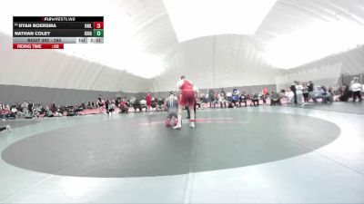 285 lbs Quarterfinal - Ryan Boersma, Unattached Illinois vs Nathan Coley, King