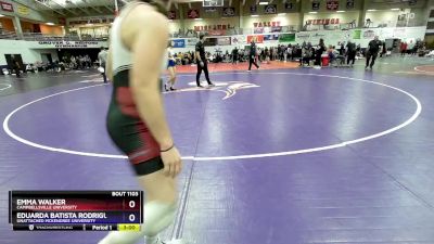 145 lbs Cons. Round 8 - Emma Walker, Campbellsville University vs Eduarda Batista Rodriguez, Unattached McKendree University