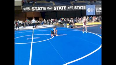 67 lbs Cons. Semi - Elysia Anderson, Stevenson Mat Club vs Anaya Patacsil, Mat Demon Wrestling Club