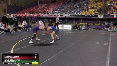 125 lbs Placement Matches (16 Team) - Kyle Gollhofer, Northern Iowa vs Tanner Jordan, South Dakota State