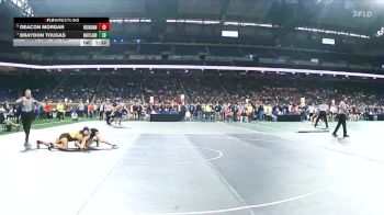 D1-144 lbs Quarterfinal - Deacon Morgan, Rochester Adams vs Braydon Tougas, Hartland