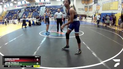 150 Blue Quarterfinal - Jayke Facella, Wellington Community Hs vs Adrian Mayari, Miami Palmetto