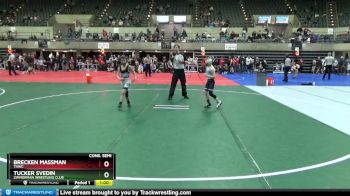 65 lbs Cons. Semi - Tucker Svedin, Zimmerman Wrestling Club vs Brecken Massman, THWC