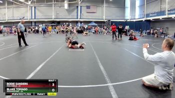 96 lbs Finals (2 Team) - Bodie Sanders, Full Circle vs Blake Tomago, Headhunters