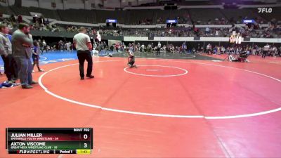 National 3-5 64 Champ. Round 1 - Axton Viscome, Great Neck Wrestling Club vs Julian Miller, Smithfield Youth Wrestling