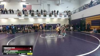 110 lbs Quarterfinal - Wyatt Anderson, Lander Middle School vs Trenton Enis, Thermopolis