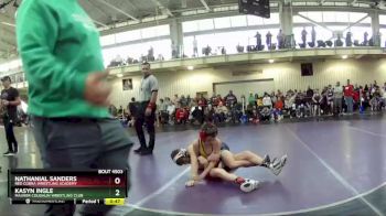 87 lbs Champ. Round 1 - Kasyn Ingle, Maurer Coughlin Wrestling Club vs Nathanial Sanders, Red Cobra Wrestling Academy