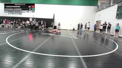 113 lbs Champ. Round 2 - Nathanial Sanders, Red Cobras vs Easton Weidner, Elevate Wrestling Academy