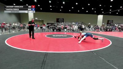 120 lbs Quarters - Zachary Donalson, Three Style Of Oklahoma vs Easton Pierce, Mustang Broncos