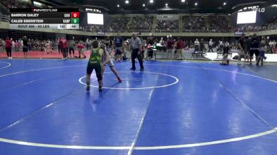 93 lbs Quarterfinal - Barron Daley, Canisteo vs Caleb Eberstein, Hampton
