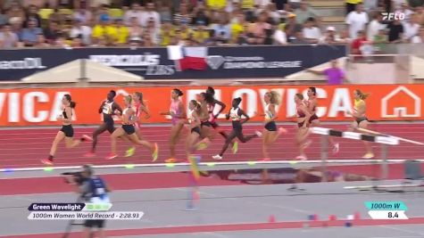 Women's 1k At Diamond League Monaco
