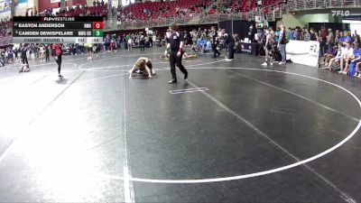 90 lbs Champ. Round 1 - Easton Anderson, Nebraska Wrestling Academy vs Camden DeWispelare, Monarch Wrestling Club - David City