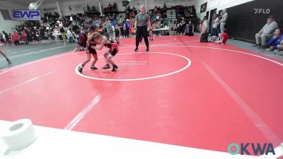 43 lbs Quarterfinal - Elizabeth Berryhill, Morris Wrestling Association vs Elliott Proctor, Hilldale Youth Wrestling Club