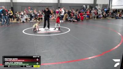 44-48 lbs Round 2 - Payton Soto, Sunnyside Ironman Wrestling vs Adelicia Jameson, Sons And Daughters Wrestling Club