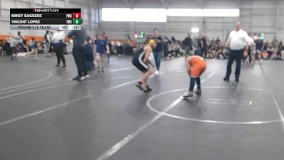 120 lbs Round 5 (6 Team) - Vincent Lopez, Empyre WC vs Mikey Saggese, Perrysburg WC